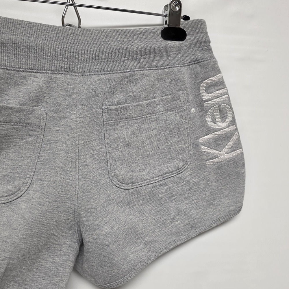 Calvin Klein Performance Women's Quick Dry Logo Cotton Shorts Grey Small - Picture 4 of 9